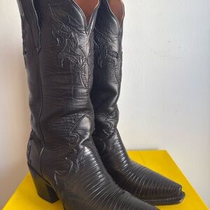 Dan Post Lizard Cowboy Boots